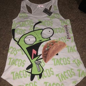 NWT mighty fine taco tank